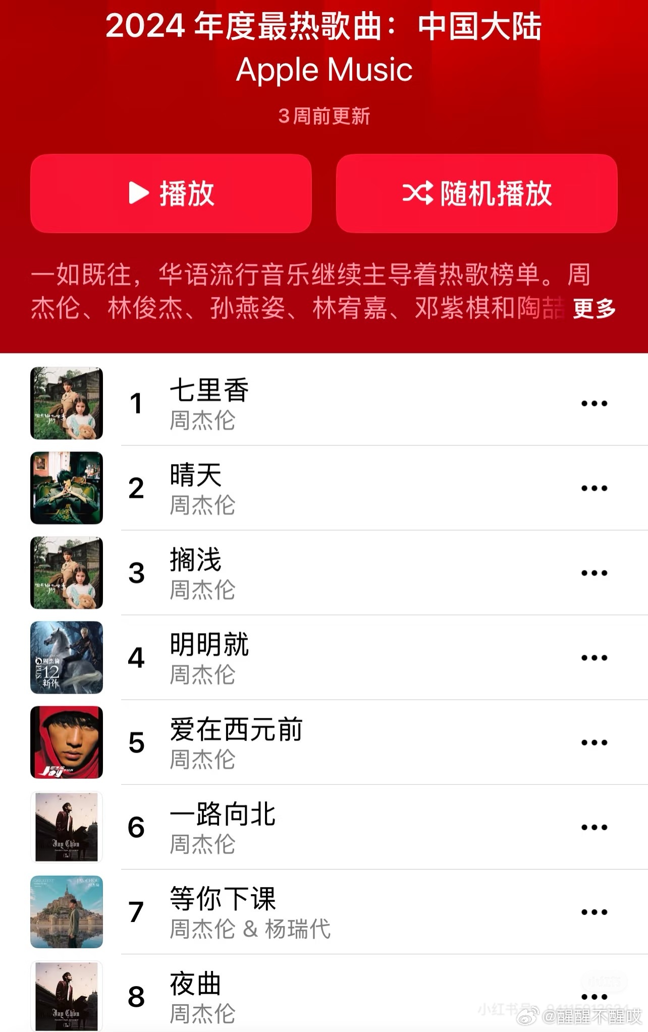 周杰伦十大古风歌曲2025年排名前十名榜单出炉