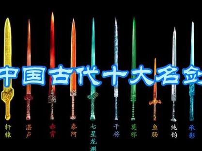 中国历史十大名剑排行榜2025年排名前十名榜单出炉