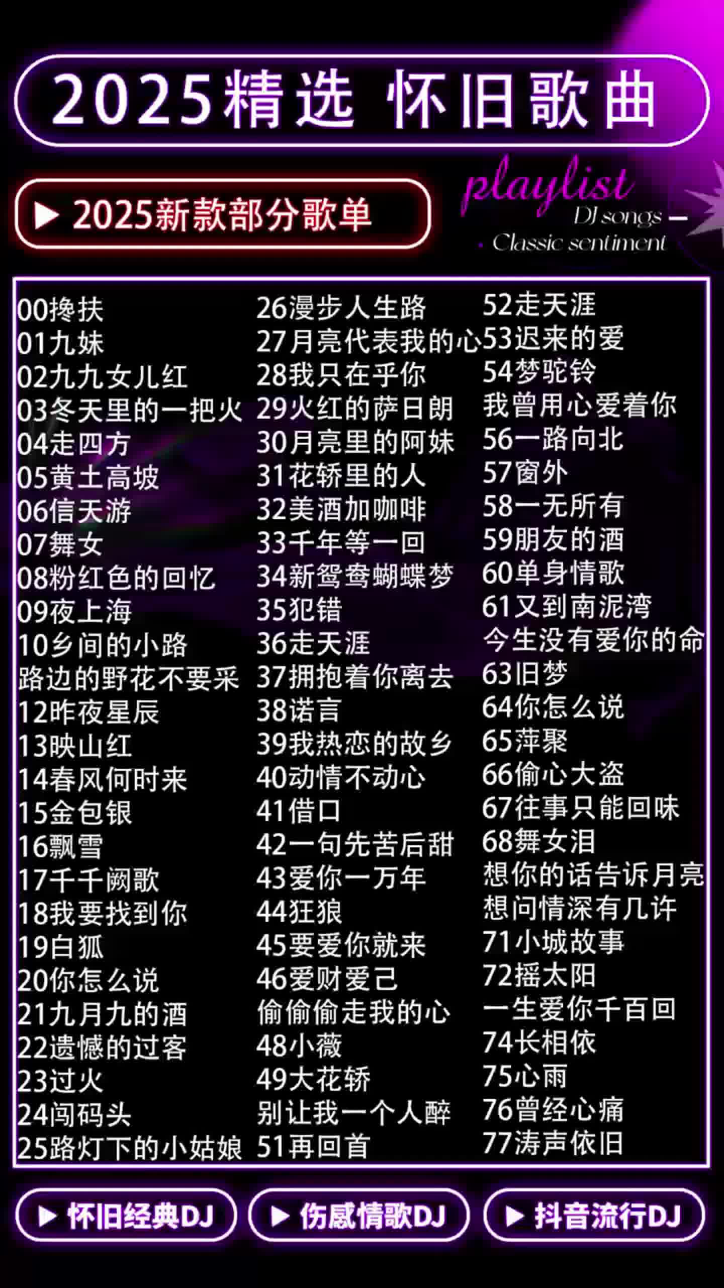 网络十大车载情歌排行榜2025年排名前十名榜单出炉